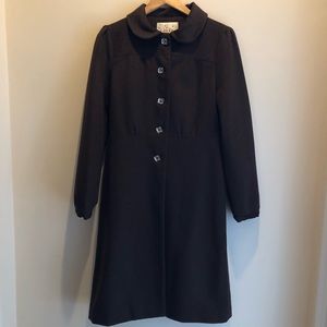 Rachel Riley UK Brown Wool Dress Jacket Coat 34 4